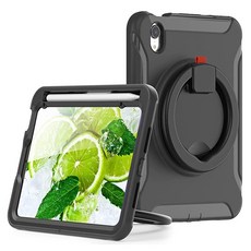 ORI박스 아이패드 미니 6용 디펜더 케이스 블루, iPad mini 6, Defender Black