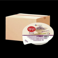 햇반 흑미밥, 210g, 12개