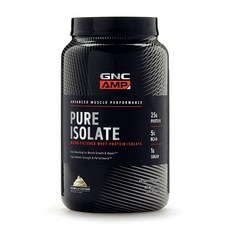 GNC AMP Pure Isolate 지엔씨 퓨어 아이솔레이트 바닐라 커스터드 896g, 1개