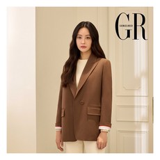 [조르쥬 레쉬] (GR) 22FW 셀렌느 울 블렌디드 보이핏 자켓