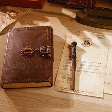 폴라도레 해리포터 다이어리 일기장 빈티지 노트 지팡이 볼펜 스티커 J, 08-8번(M-0079)