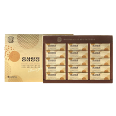 한삼인 홍삼양갱 + 쇼핑백, 45g, 15개입