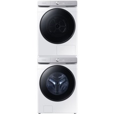 삼성전자 그랑데 AI 세탁기 WF21T6500KW + 건조기 DV17T8740BW 21kg + 17kg 직렬설치 패키지 방문설치, 화이트, WF21T6500KW7T