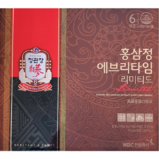 홍삼정 에브리타임리미티드 10ml*30포 (30일분), 3박스