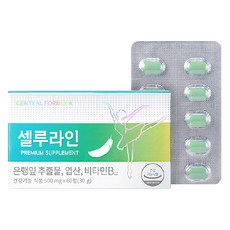 센트럴포뮬러 셀루라인 엽산 영양제, 60정, 1개
