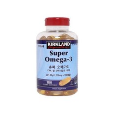 커클랜드 슈퍼 오메가3 1229mg 180캡슐