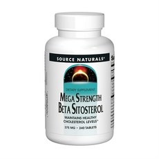 소스내츄럴스 메가 스트랭스 베타 시토스테롤 375mg 타블렛, 240개입, 1개