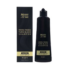 다다 모두모두 턴블랙 염색샴푸 180ml 흰머리 새치커버