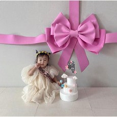 (완제품 12시주문시 당일출고)3단 대형리본 발렌타인데이 대왕리본 왕리본 가게 인테리어 장식 졸업식 입학식, 핑크, 대