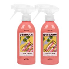 [음식냄새 싹!] 샤프란케어 냄새뺌 비누향 섬유탈취제 400ml X 2개, 방금 씻은 비누향