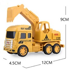 클래식 건설 굴삭기 차량 도시 건설이 장난감 크레인 덤프 트럭 다이캐스트 자동차, excavator