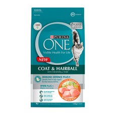 퓨리나 원 캣 1.4kg 면역력 고양이사료, 피모&헤어볼