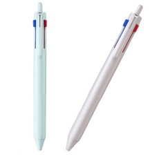 유니 제트스트림 3색펜 SXE3-507 0.5mm 볼펜 세트, 0.5mm 아이스블루1개+그레이지1개 세트