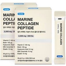 세비톨 멀티 퍼펙트 저분자 피쉬 콜라겐 펩타이드, 3.3g, 60포