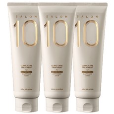 미쟝센 살롱 10 헤어트리트먼트 극손상모발용, 250ml, 3개