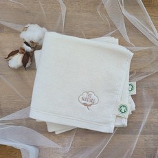 리빙유진 친환경 오가닉 손수건 핸드타올 70g, 무염