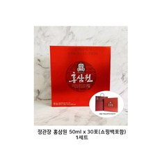 [후다닥] 정관장 6년근 홍삼원 70ml x 60포(선물용 쇼핑백포함), 1세트