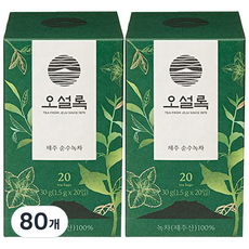 아모레퍼시픽 오설록 제주 순수녹차, 1.5g, 80개