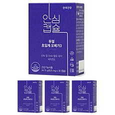 안국건강 듀얼 초임계 오메가3 24.75g, 4개, 30정