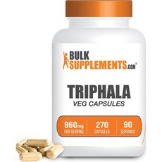벌크서플리먼트 트리팔라 가자추출물 고햠량 대용량 960mg 270정 HARITAKI, 상품선택