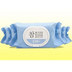 [다이소]참 깨끗한 물티슈 캡형, 150매입, 1팩