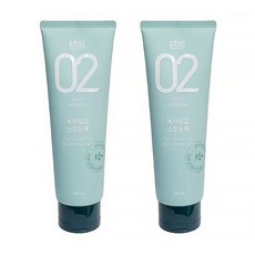 아모스 녹차실감 헤어 팩 250ml 2개 / 탈모증상 완화팩