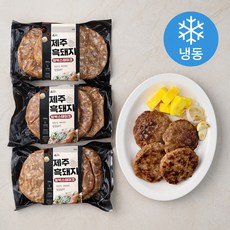 백록담포크 제주흑돼지 함박스테이크(냉동), 300g, 3팩