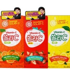 고려은단 쏠라씨 쏠라C 츄어블정 80정 딸기맛 레몬맛 블루베리맛