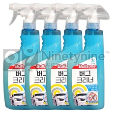 불스원 단백질 분해효소 3배증가 벌레자국 새똥제거 버그크리너, 4개, 550ml