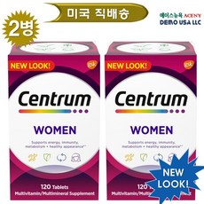 센트룸 멀티 종합비타민 포 우먼 [의사추천1위 여성종합영양제 ], 120정, 2병