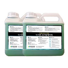 유지방분해제 8L (4L 2개) 유분용해제 업소기름막힘 방지 및 하수구유지방 방지, 4L, 2개