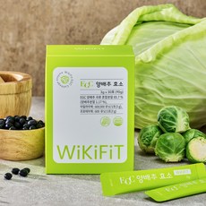 위키핏 EGC 양배추효소 곡물 발효 빠른 소화 맛있는 추천효소제, 90g, 1개