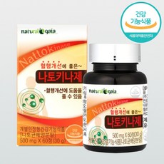 혈행개선에 좋은 나토키나제 2개월분, 단품, 단품
