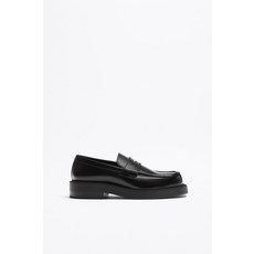 자라 ZARA 독일직구 스퀘어 가죽 로퍼