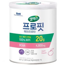 셀렉스 프로핏 웨이프로틴 파우더 복숭아, 627g, 1개
