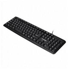 애니젠 유선 키보드 + 키스킨, K100U, 블랙, 일반형