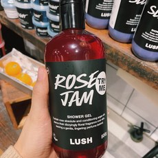[Lush] 러쉬 로즈잼 샤워젤 500g Rose Jam Shower Gel 호주직배송 바디워시, 1개