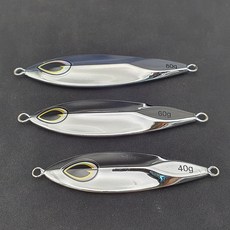 베이트샵 크롬 메탈지그 슬로우지그 40g 60g 80g 100g 120g 150g, 베이트샵_밴댕이_크롬_40g