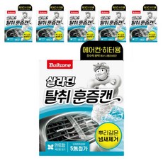 불스원 폴라패밀리 살라딘 에어컨 히터 탈취 훈증캔 민트향 본품, 65.8g, 6개