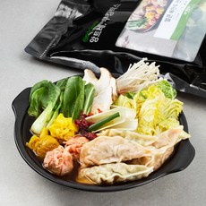 앙트레쿠킹박스 얼큰 복만두 전골, 542g, 1개