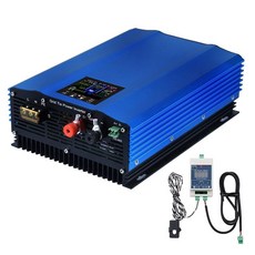 태양광 인버터 순수정현파 가정용 차량용 yamph 1200w 그리드 타이 전력 제한기 lcd 디스플레이 dc55-90v 태양열 입력 ac230v 출력, pv 26-45v(24v 박쥐), 180v-280vac
