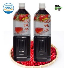 프리미엄 오미자청 청정지역에서 자란 오미자!! 대용량 당일발송!!, 2개, 1500ml