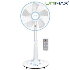 무배 유니맥스 14인치(35cm) 스탠드 선풍기 UMF-7401CR 리모컨 가정용 업소용 사무실, 01. 발터치 리모컨 선풍기 UMF-7401CR