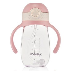 마더케이 허그 추 빨대컵 300ml, 핑크, 1개