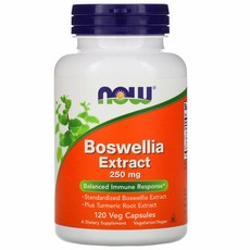 나우푸드 now food 보스웰리아 추출물 250mg 식물성 캡슐 120, 1개, 기본