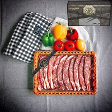 창원축산 LA갈비 2KG 구이용 선물세트 미국산 초이스급, 1개