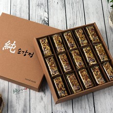 [순강정]오트밀 견과류강정 귀리견과강정 견과바 에너지바 강정바 고급선물 하루견과강정, 45개입, 선물포장(선물백 포함-무료)