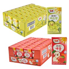 돌 하이 애플 120ml x 32p + 하이 머스캣 주스 120ml x 32p, 64개