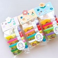 어린이집 생일 답례품 영어유치원 구디백 플라워 플레이도우 클레이 선물