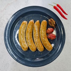 저염 수제소세지 부대찌개소세지 독일소세지 캠핑 수제 소세지, A세트(바베큐+고추+귤), 선물가방추가